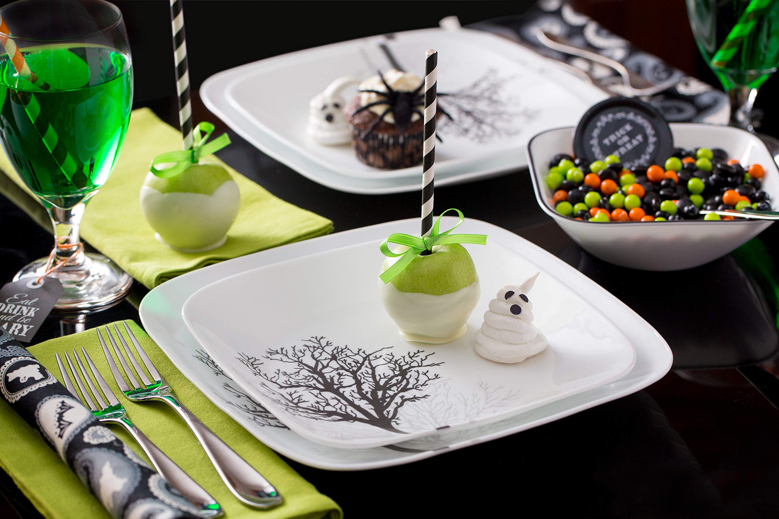 Corelle Vitrelle Timber Shadows soup bowls available for microwave-ready serving.