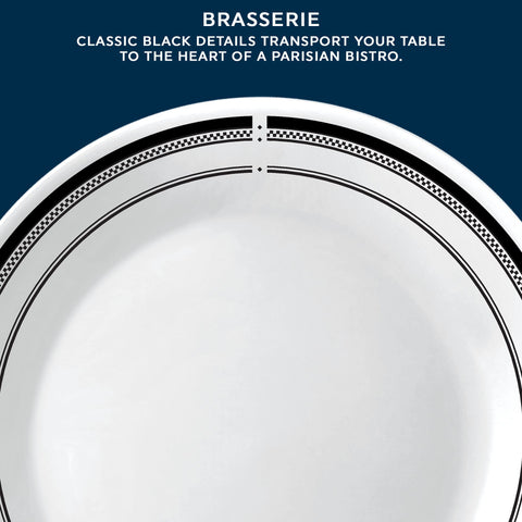 Corelle Vitrelle triple-layer glass close-up highlighting chip resistance.