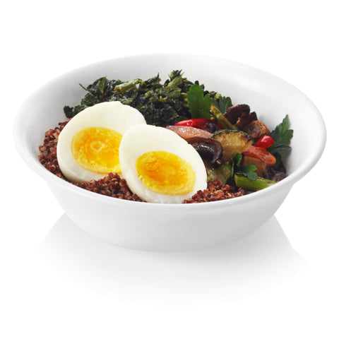 Corelle Vitrelle Winter Frost kitchen display on a clean counter.