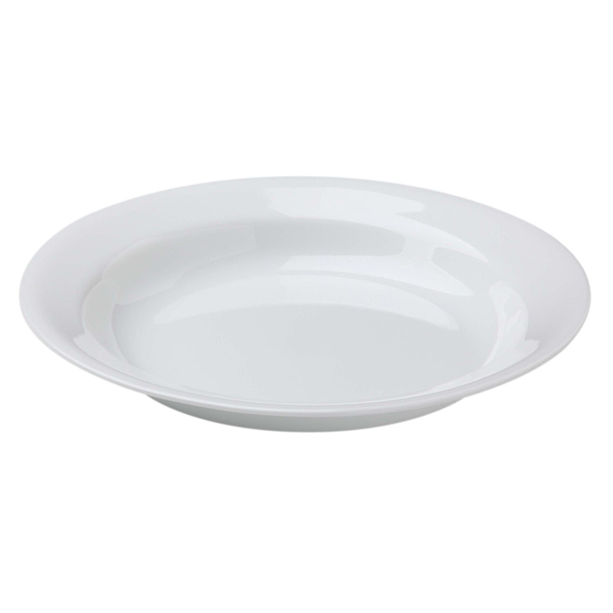 Corelle Winter Frost White 15oz Rimmed Soup Bowl for everyday meals and easy reheating.