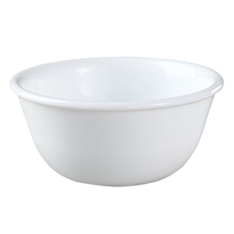 Corelle Winter Frost White 6oz ramekin bowls set ideal for dips and small desserts.
