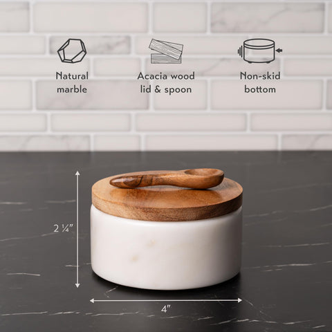 Close-up of Cork & Mill marble surface highlighting premium craftsmanship.