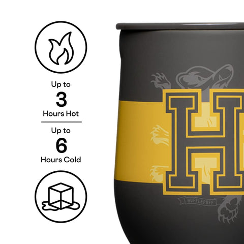 Corkcicle 12oz stemless insulated drinkware is dishwasher safe.