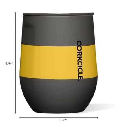 Corkcicle BPA-free stainless steel wine glass for daily reuse.
