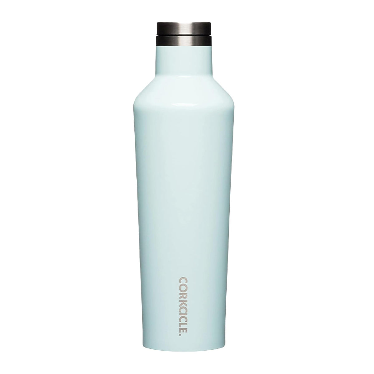 Corkcicle Classic Canteen 25oz gloss powder blue for all-day hydration on the go