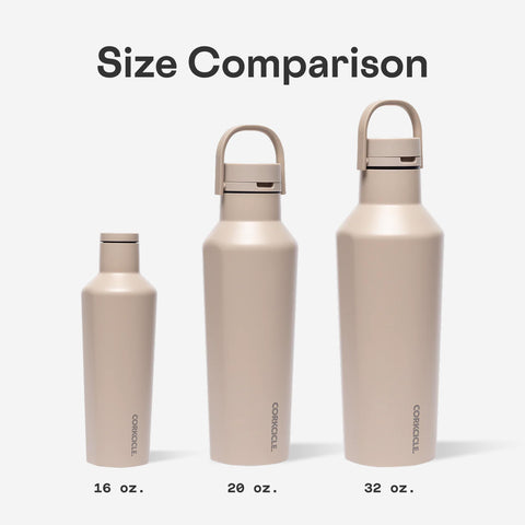 Corkcicle Classic Canteen keeps beverages cold or hot with triple insulation