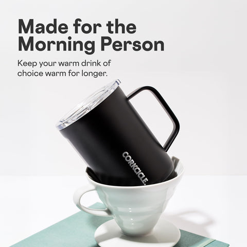 Corkcicle Classic Coffee Mug dishwasher-safe for easy cleaning.