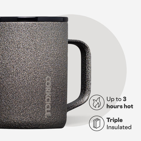 Corkcicle Classic Coffee Mug silicone bottom prevents slips on smooth surfaces