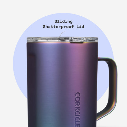 Corkcicle Classic Coffee Mug silicone bottom helps prevent slips.