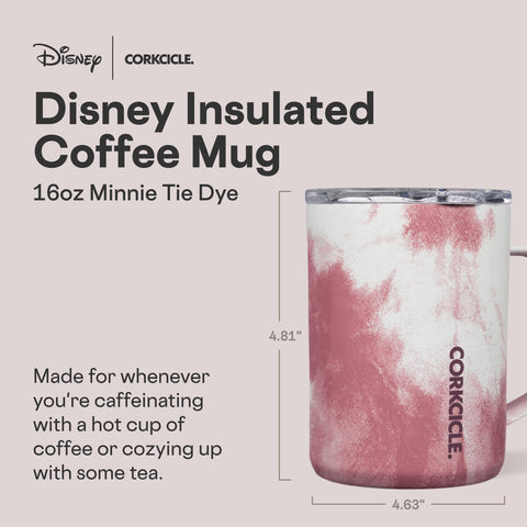 Corkcicle Classic Mug with sliding lid for spill-free travel and office use.