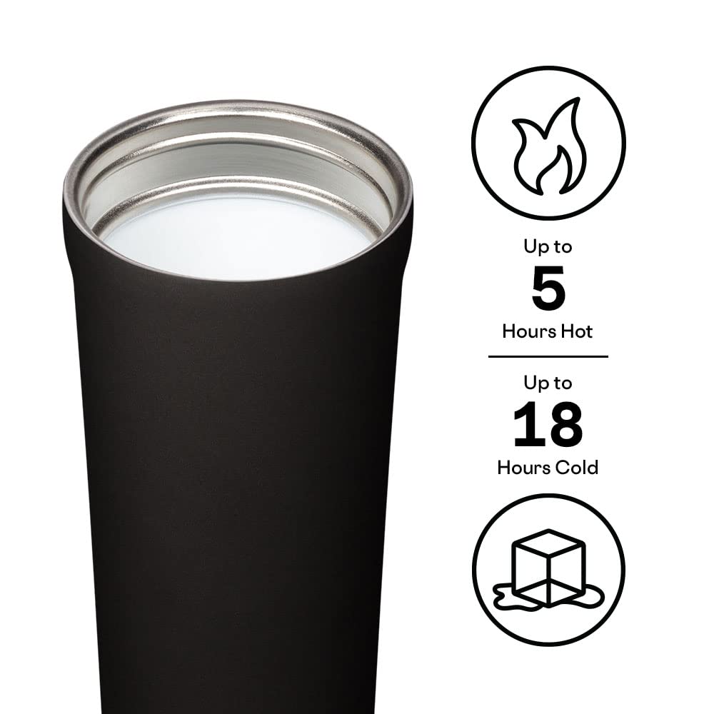Corkcicle Commuter Cup 17 oz in office setup, keeps beverages ready