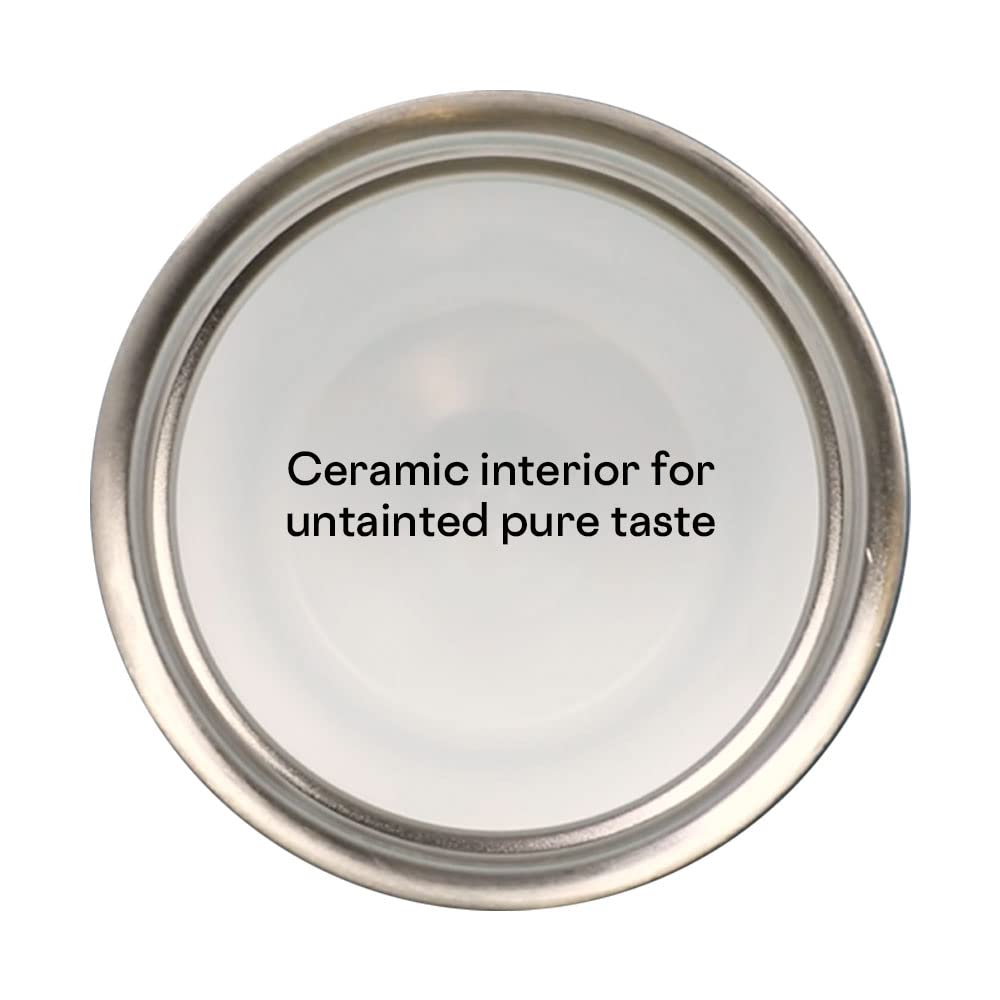 Corkcicle Commuter Cup slate finish, ceramic interior for smooth sipping