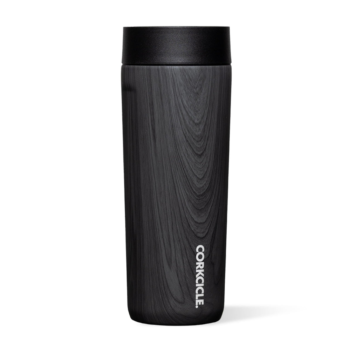 Corkcicle Commuter Cup insulated travel mug in burnt wood keeps drinks cold for hours