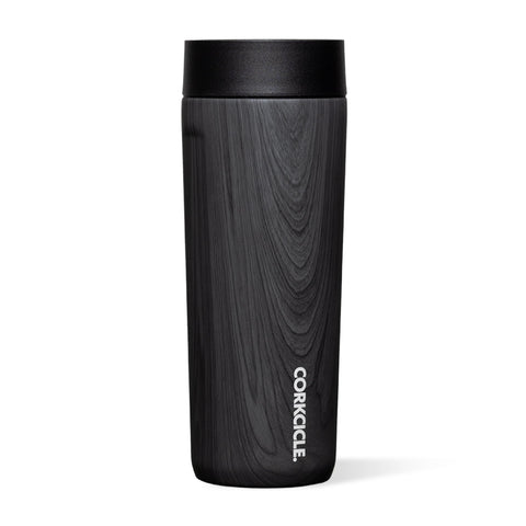 Corkcicle Commuter Cup insulated travel mug in burnt wood keeps drinks cold for hours
