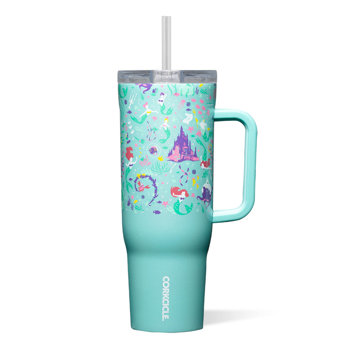 Corkcicle Cruiser 40 oz tumbler with handle and straw for all-day hydration