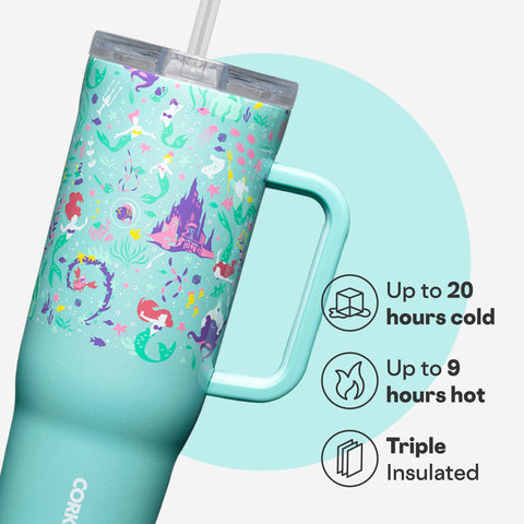 Corkcicle Cruiser 40 oz tumbler with non-slip base for steady desk or car use