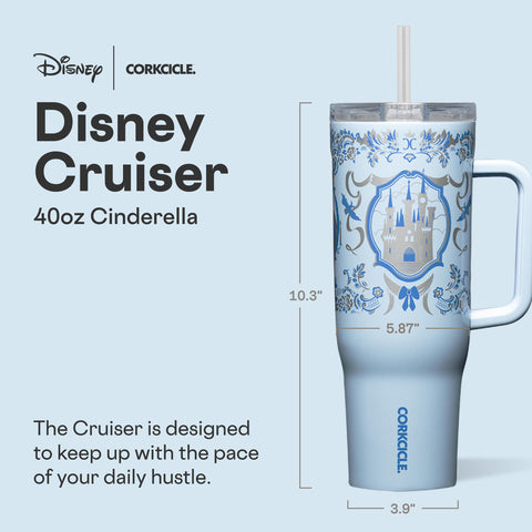 Corkcicle Cruiser flat sides grip for easier handling on the go.