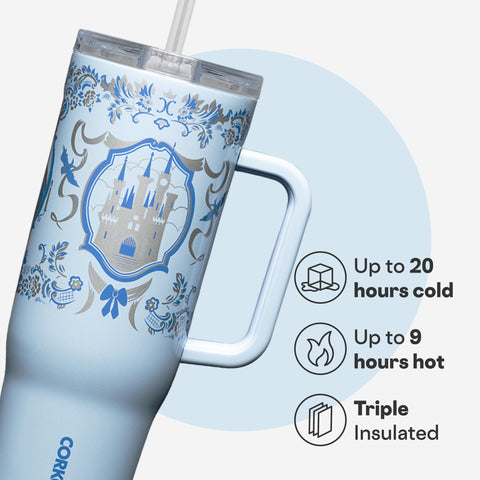 Corkcicle Cruiser tumbler features non-slip silicone bottom for steadier placement.