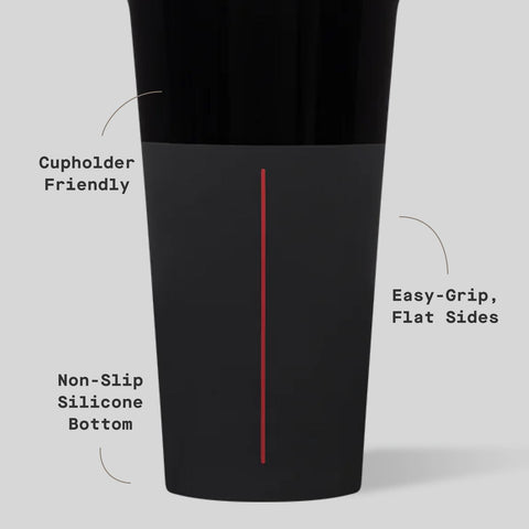 Corkcicle Disney Tumbler spill-proof lid prevents leaks during travel.