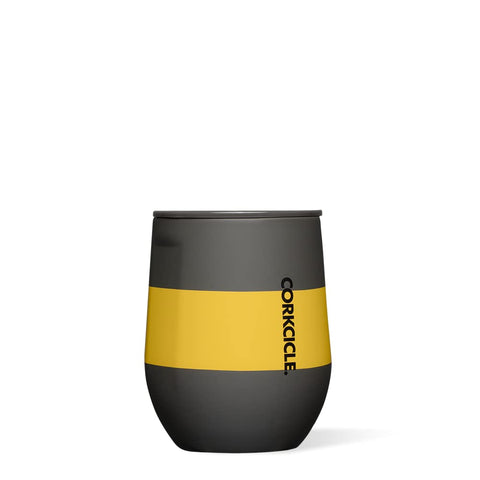 Corkcicle Hufflepuff edition stemless glass for fans and collectors.