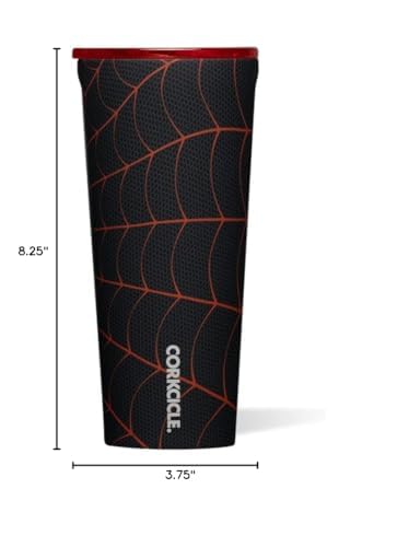 Corkcicle Marvel Tumbler Miles Morales 24oz capacity ideal for daily beverages.