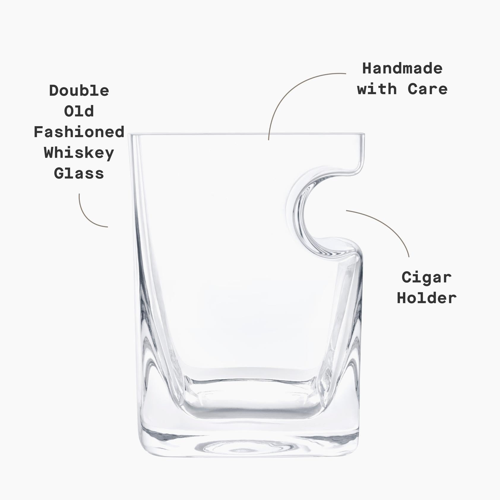 Corkcicle Premium Cigar Glass durable construction for everyday entertaining.