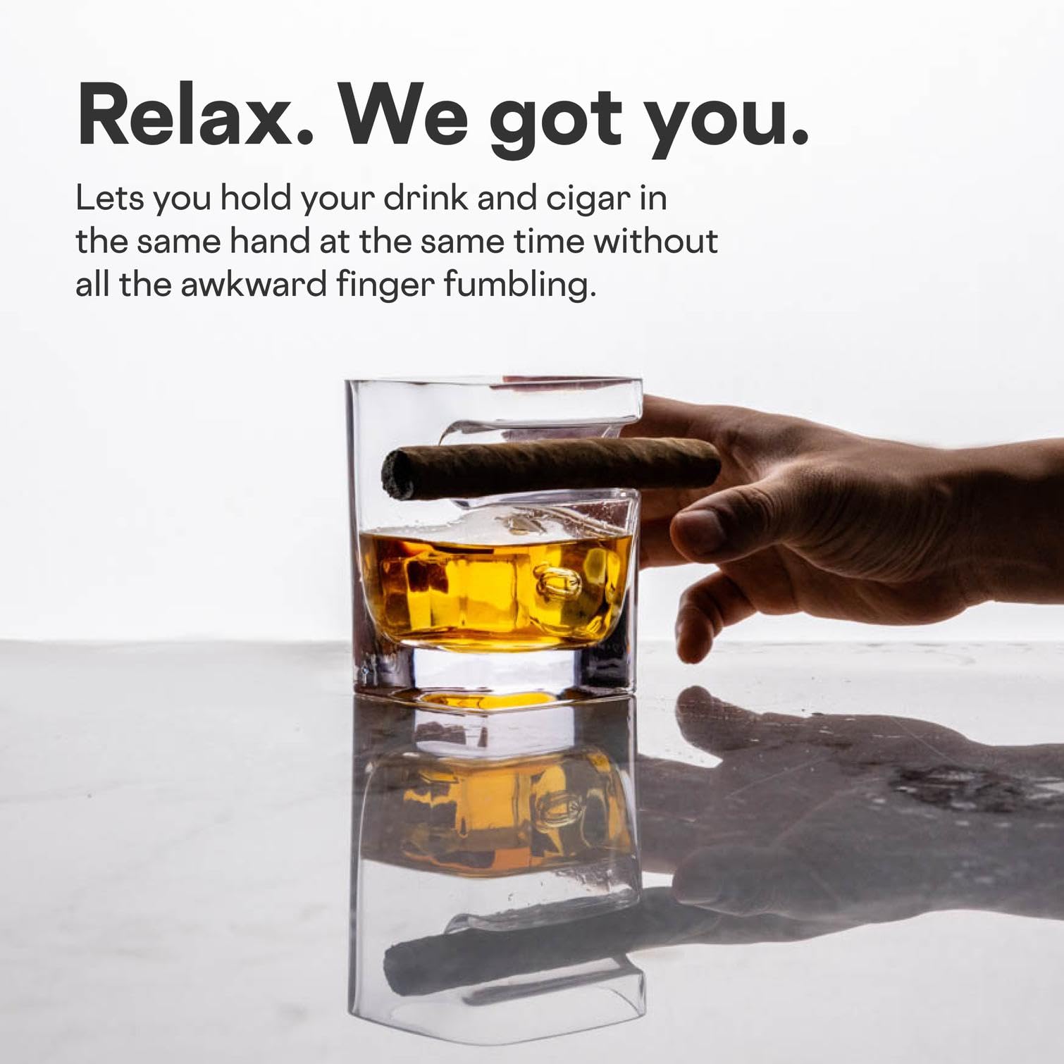Corkcicle Premium Cigar Glass gift-ready packaging ideal for whiskey lovers.