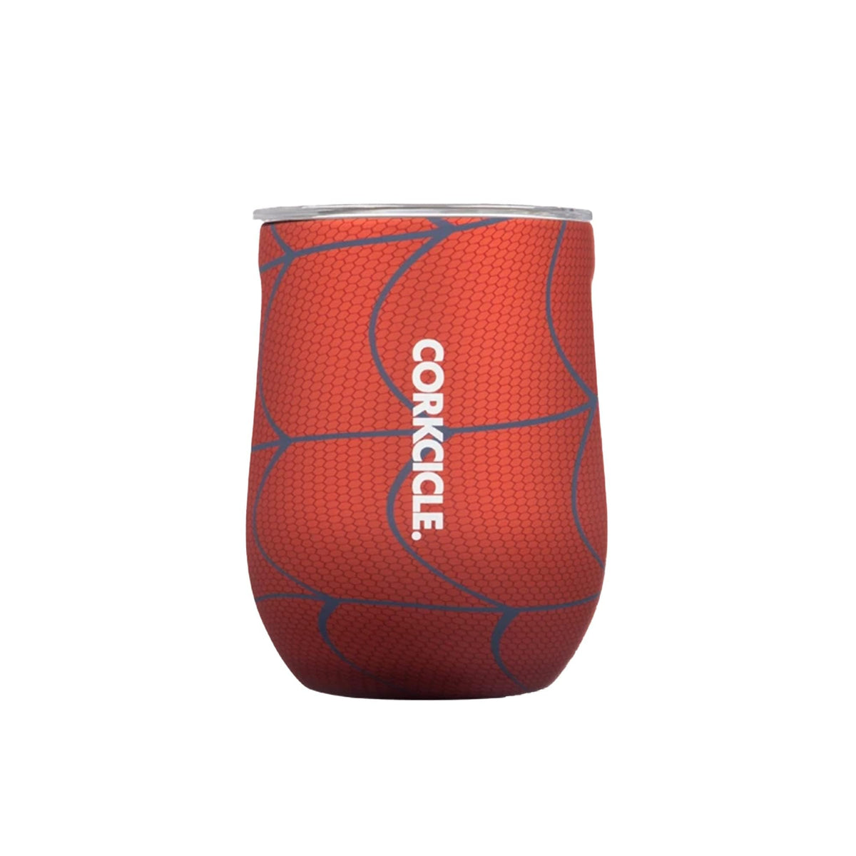 Corkcicle Spider-Man 12oz stemless glass keeps beverages cold for hours