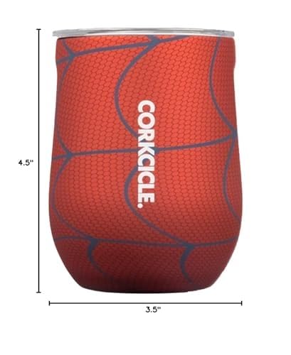 Corkcicle Spider-Man top-rack dishwasher safe for easy cleanup