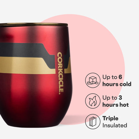 Corkcicle stainless steel tumbler 12oz is versatile for wine or coffee