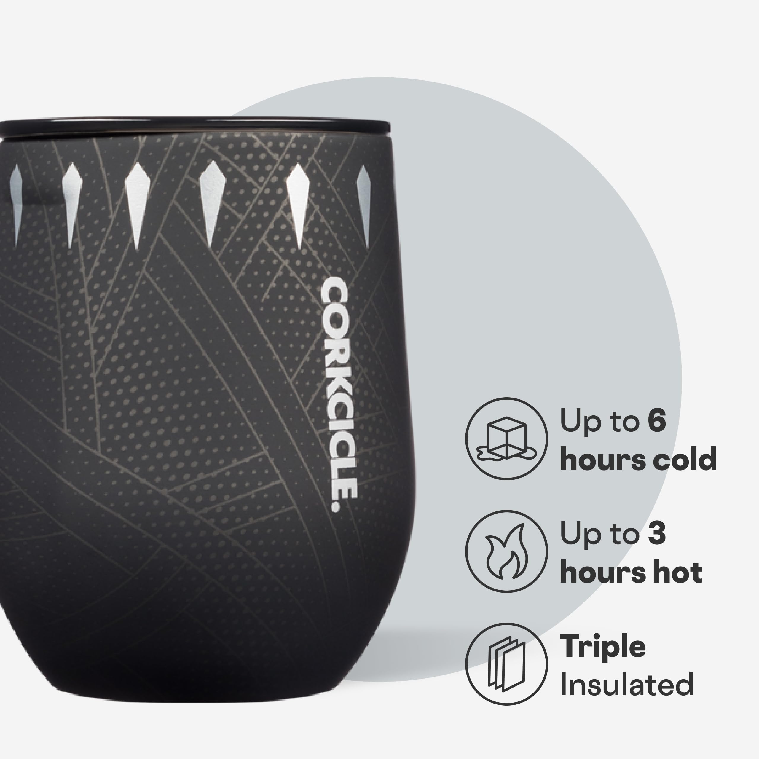 Corkcicle Stemless Tumbler 12oz stainless steel construction highlights durability and reusability
