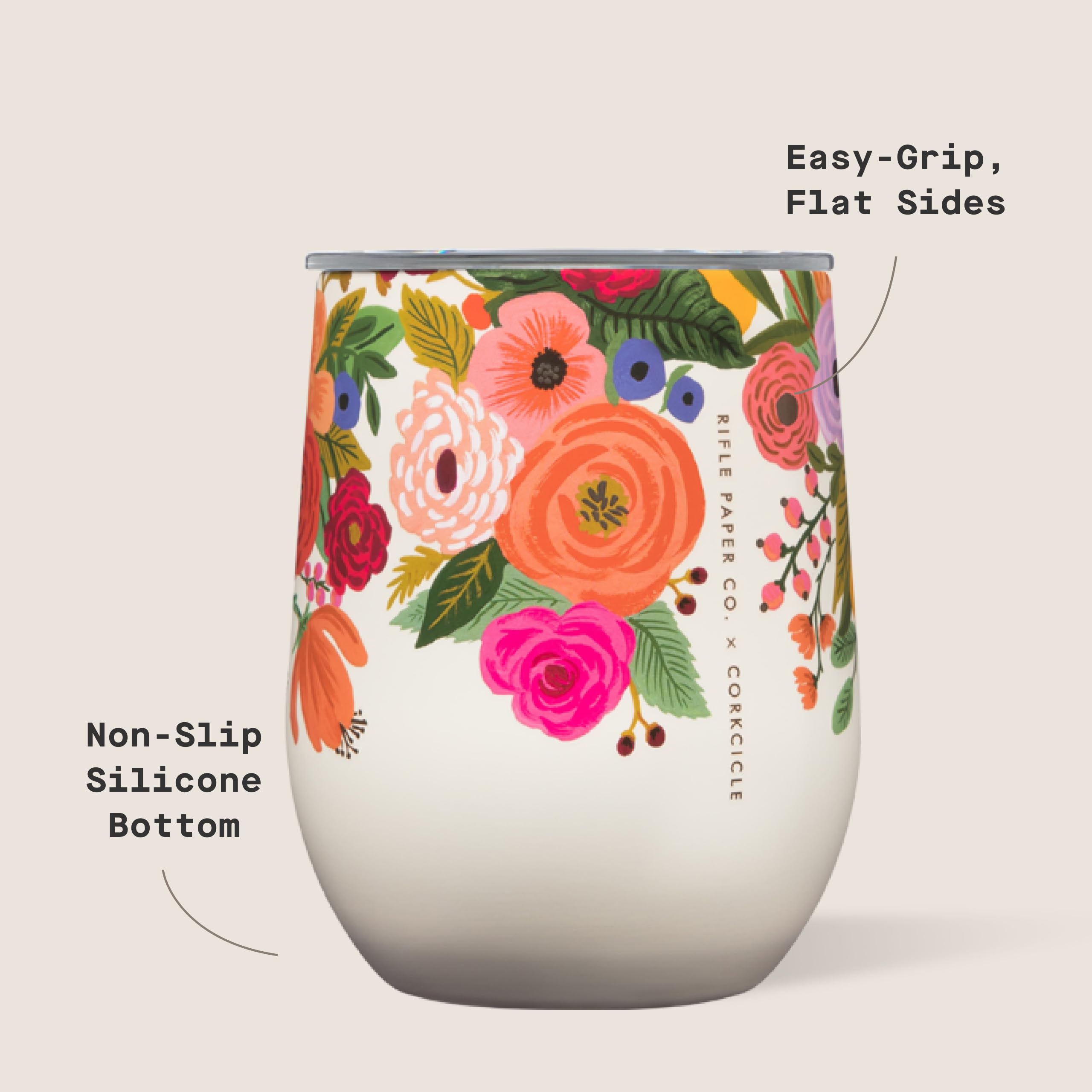 Corkcicle Stemless Tumbler BPA-free construction supports eco-friendly reuse.