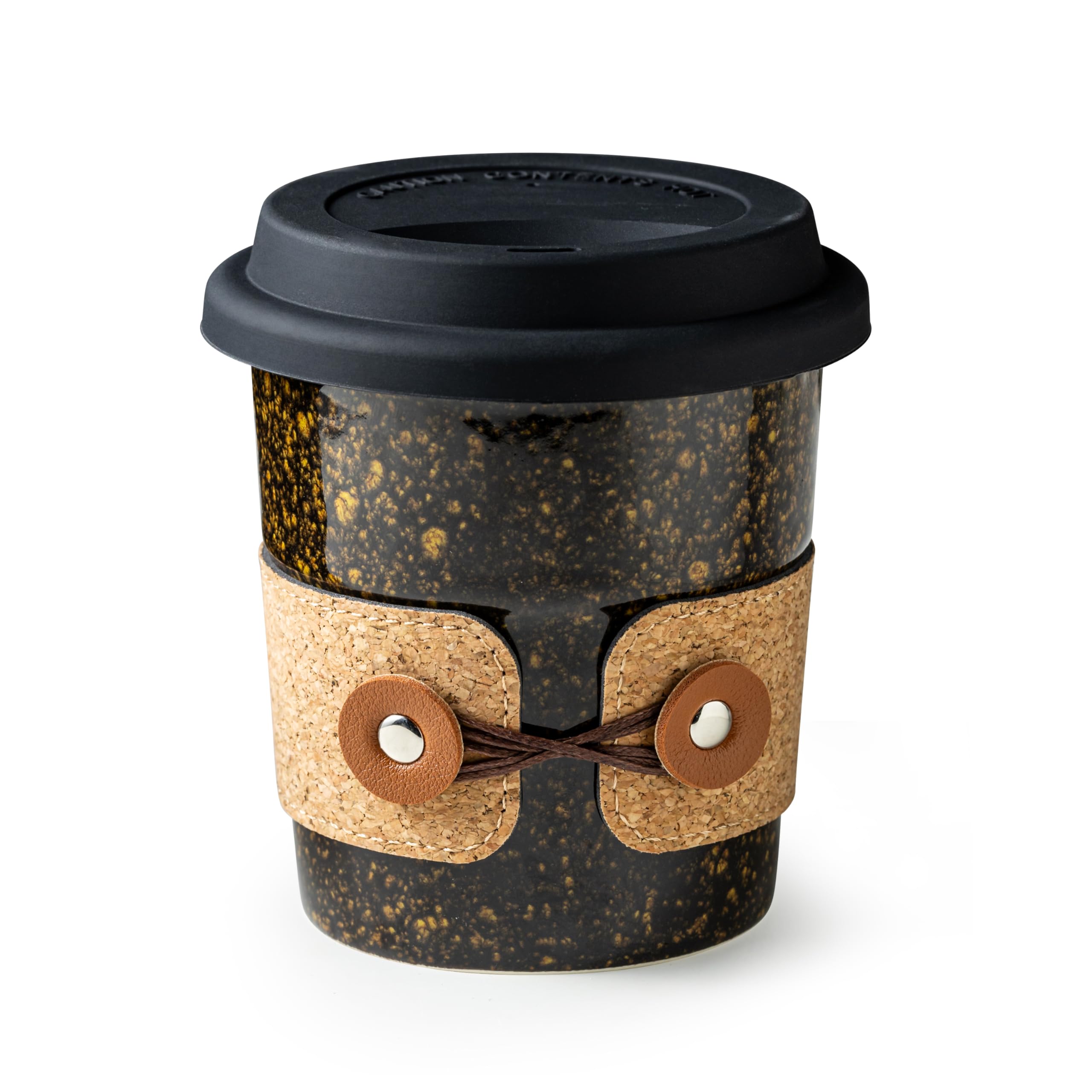 Cormomu coffee travel cup with lid, spill-proof for on-the-go caffeine