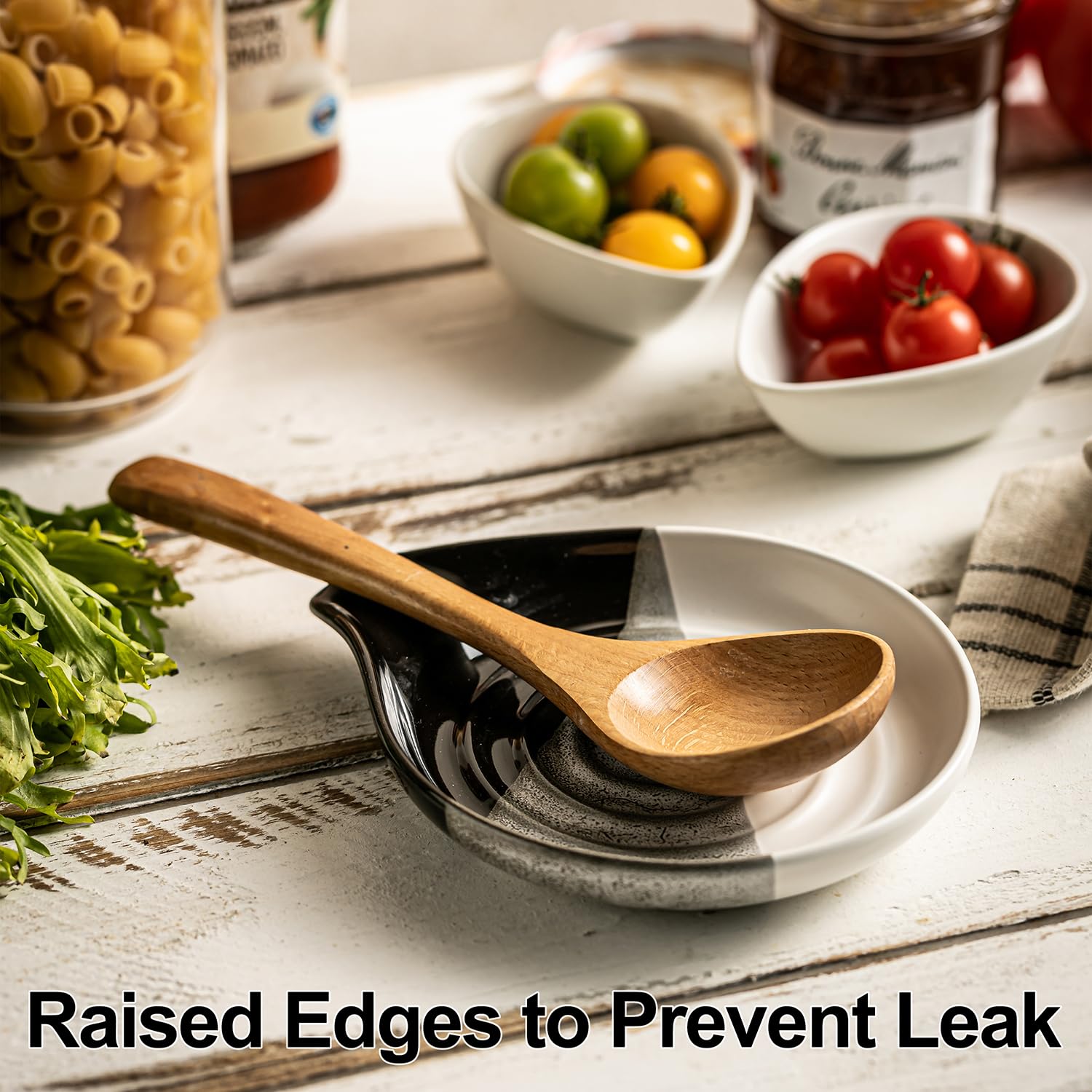 Cormomu kitchen spoon holder helps reduce utensil clutter on countertops