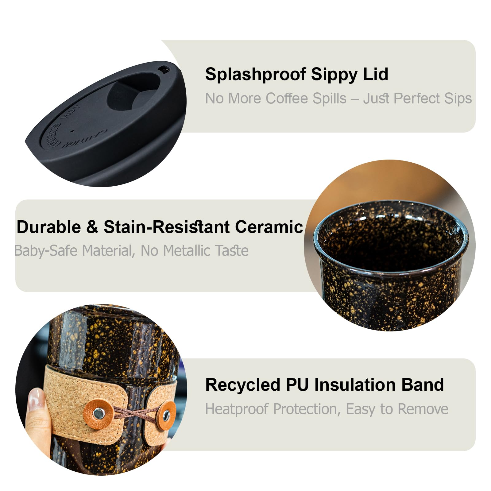 Cormomu mug is microwave and dishwasher safe for easy care