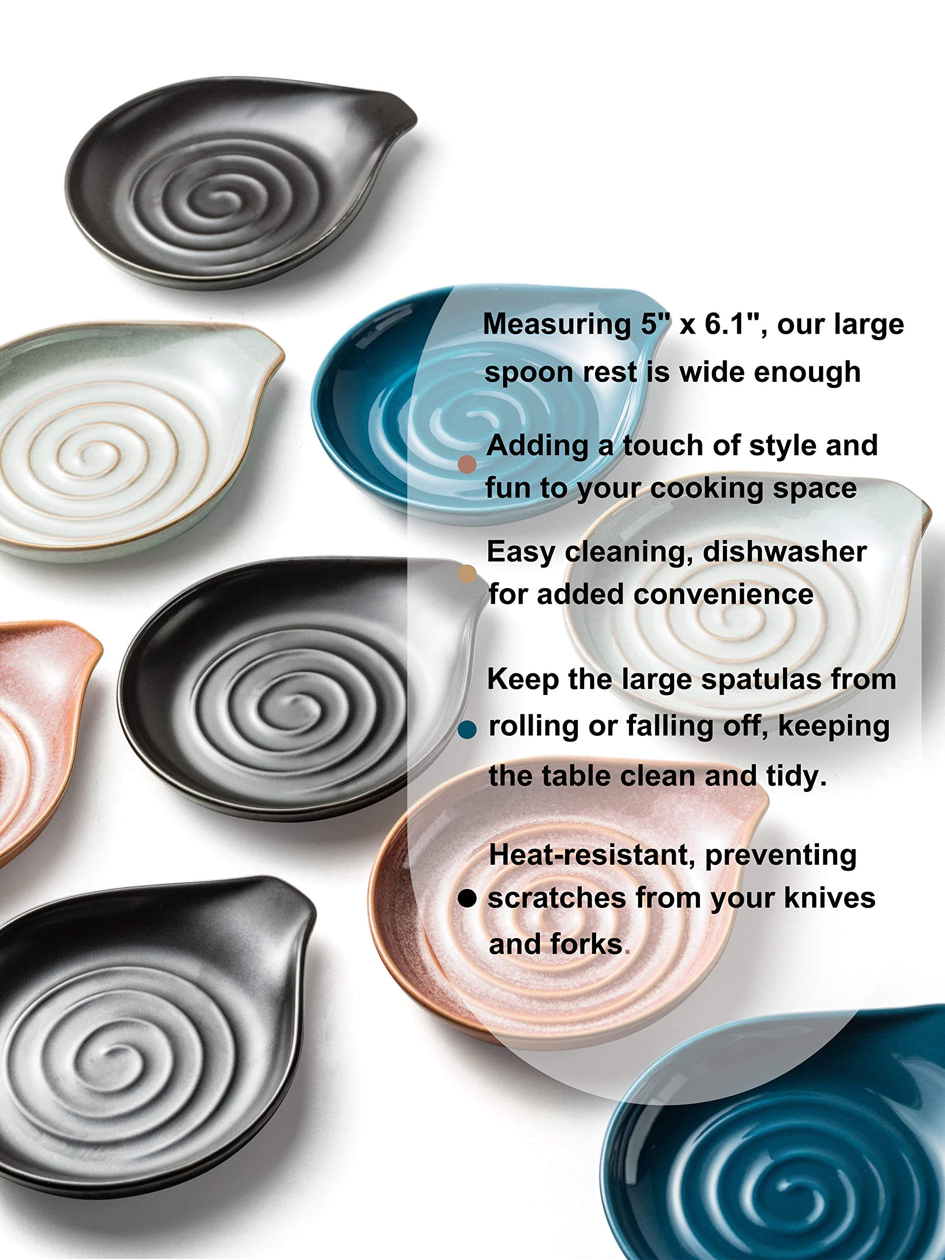 Doubles as decorative piece that elevates kitchen décor when not in use.