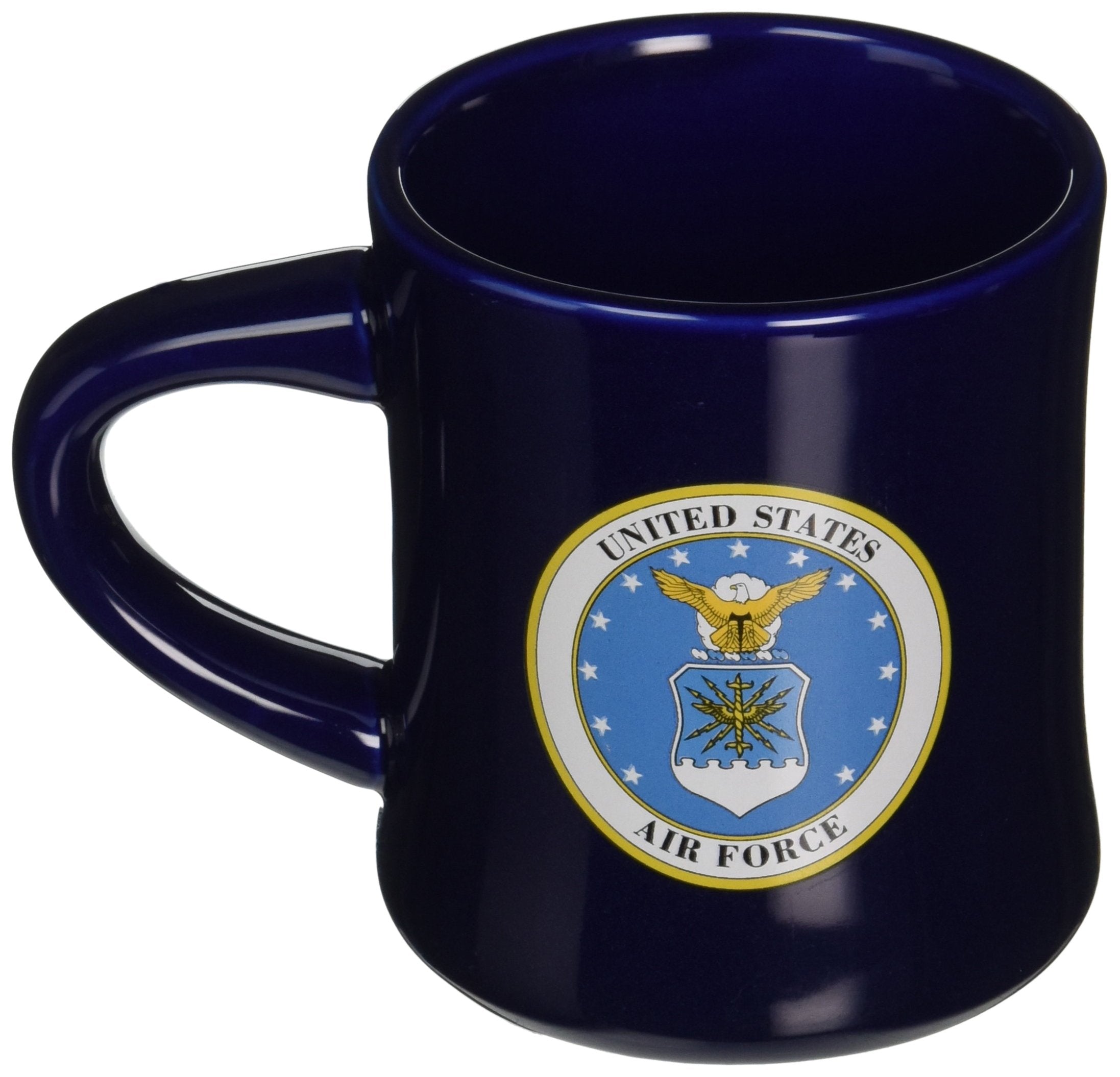 Cornell Air Force mug close-up showing logo detail, ideal for licensed memorabilia collection.