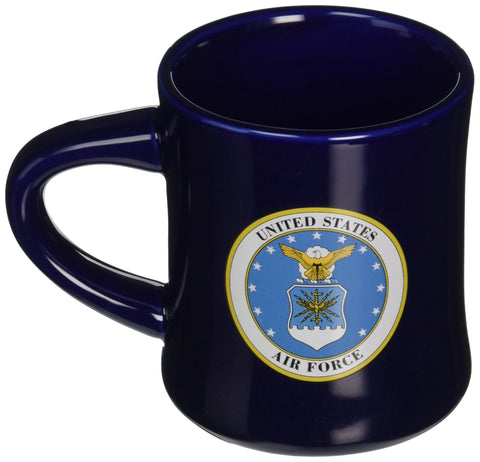 Cornell Air Force mug close-up showing logo detail, ideal for licensed memorabilia collection.