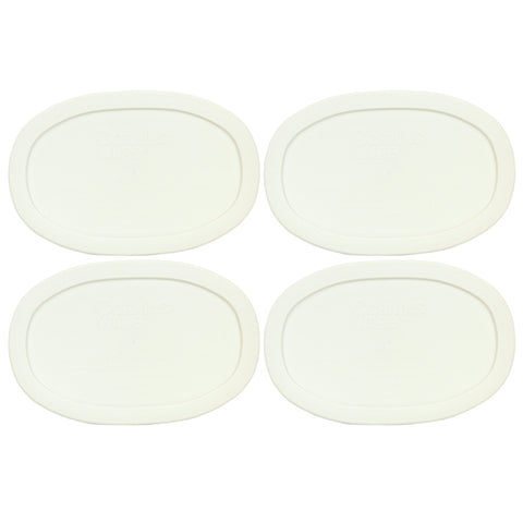 CorningWare F-15-PC lid 4-pack for 15oz oval dish, BPA-free and dishwasher safe.