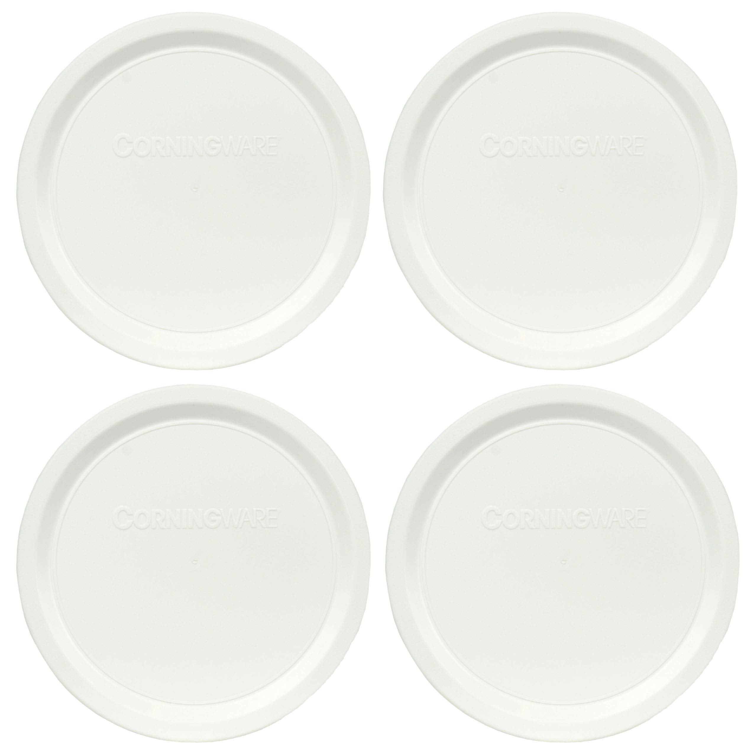 CorningWare F-16-PC French White lid for 16 oz dish preserves moisture and prevents odors.