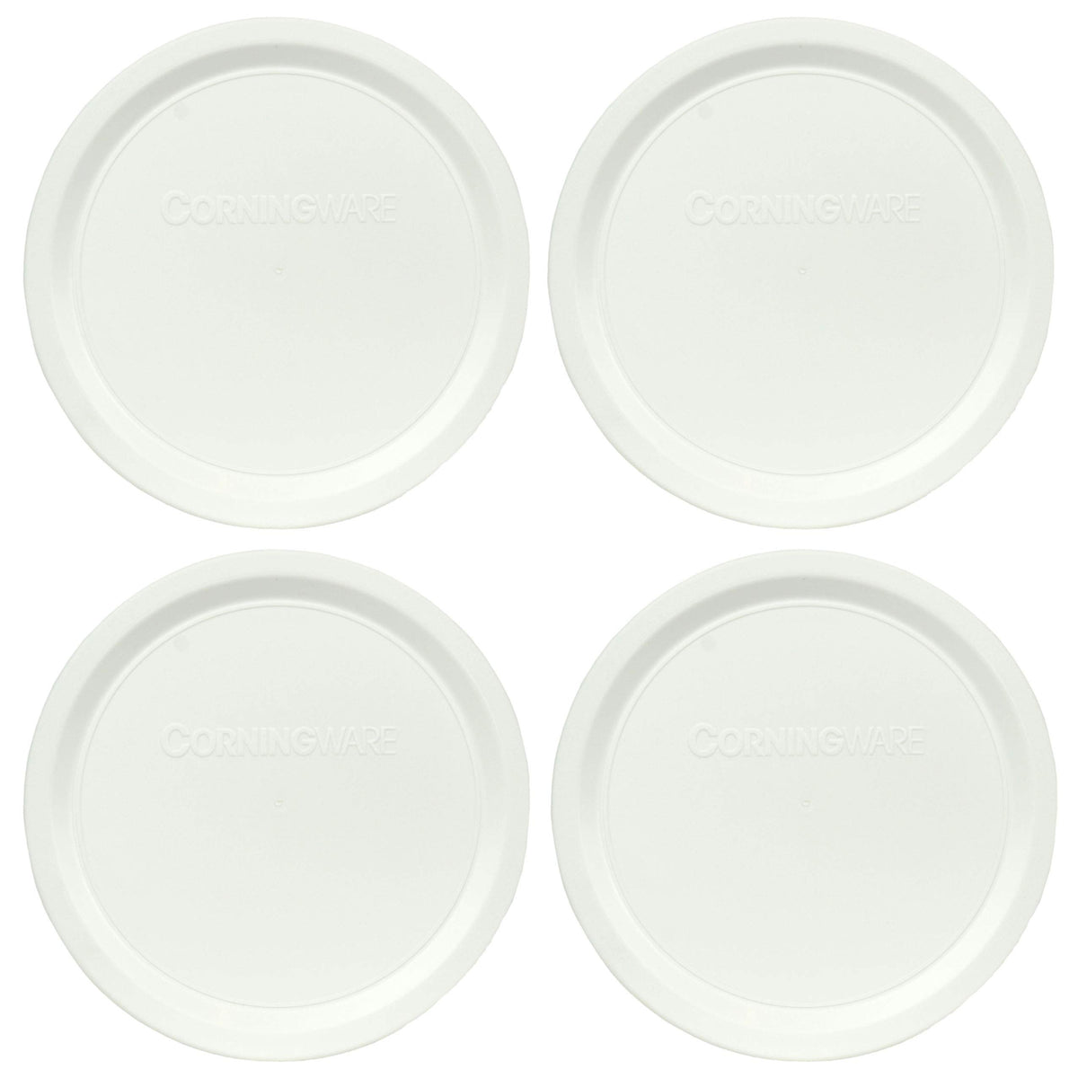 CorningWare F-16-PC French White lid for 16 oz dish preserves moisture and prevents odors.