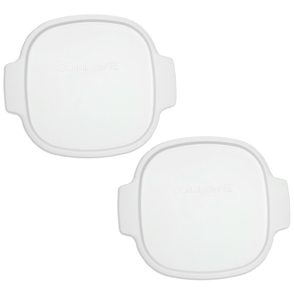 CorningWare Stovetop A-2-PC square lid keeps leftovers airtight for 2-qt and 3-qt dishes.