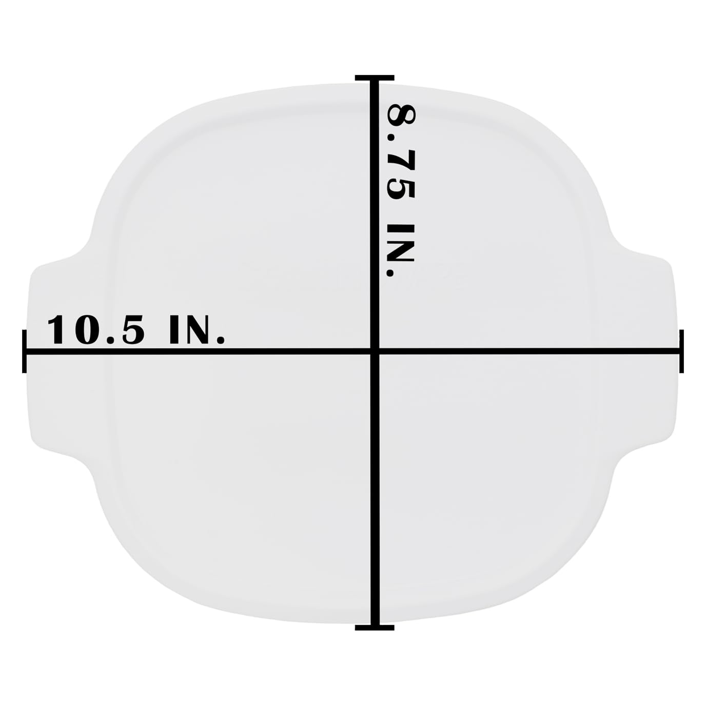 CorningWare Stovetop A-2-PC square lid is microwave-safe for quick reheats.