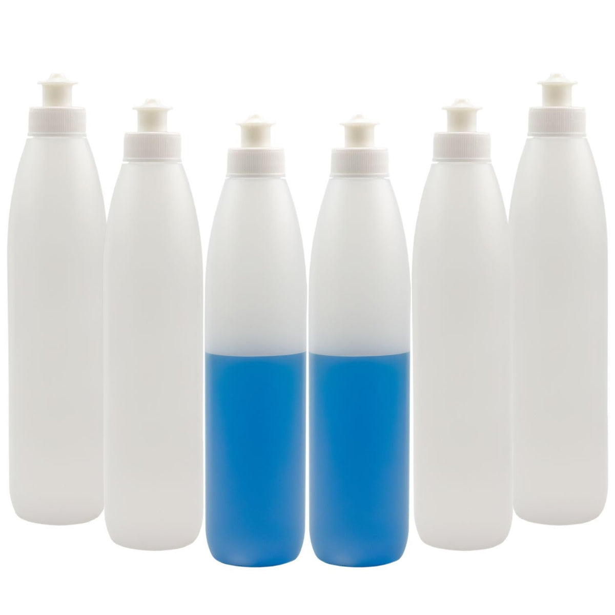 Cornucopia 8-ounce squeeze bottle ready for dish soap, easy dispensing.