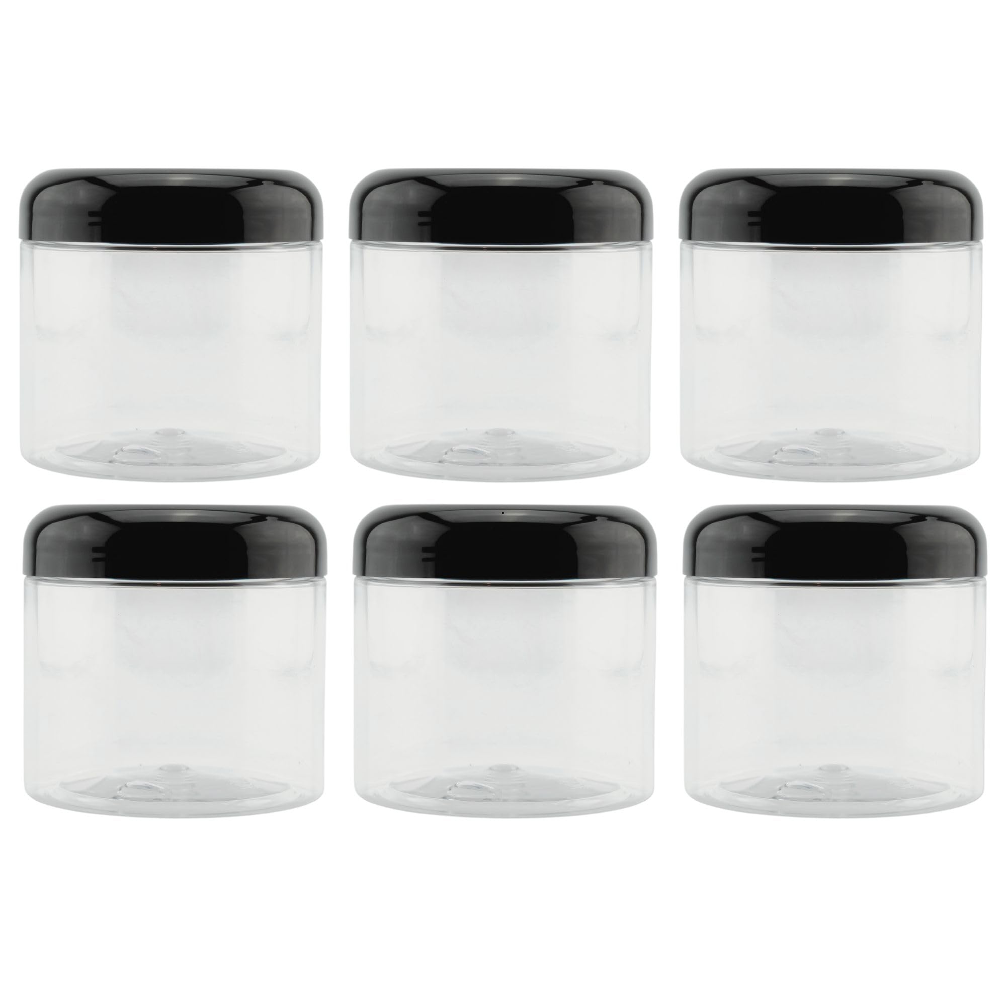 Cornucopia Brands 16oz clear jar with domed lid for organized storage
