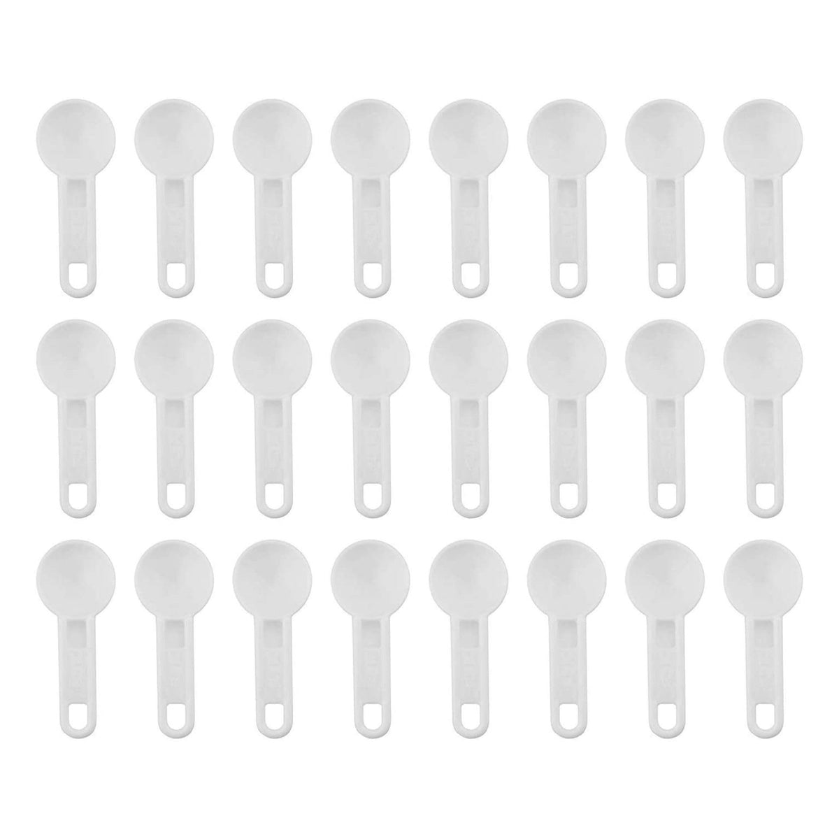 Cornucopia Brands 24-pack teaspoons inside spice jars for easy measuring