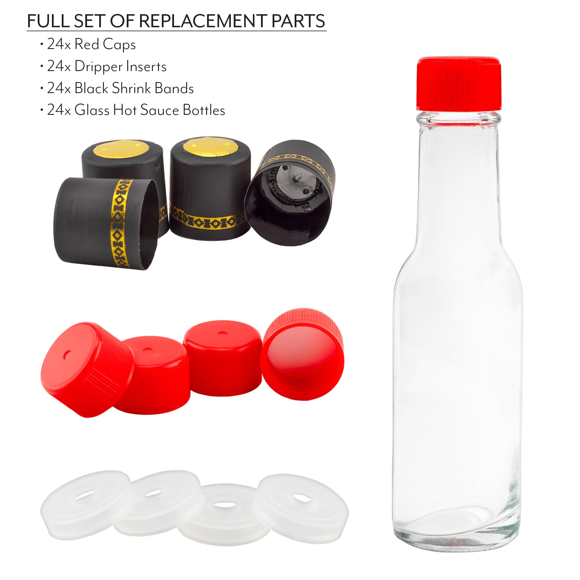 Compact bottle assembly from Cornucopia Brands for easy labeling.