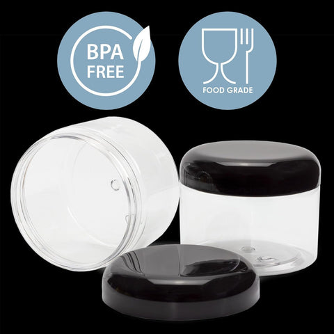 Cornucopia Brands cosmetics and skincare jar for tidy vanity