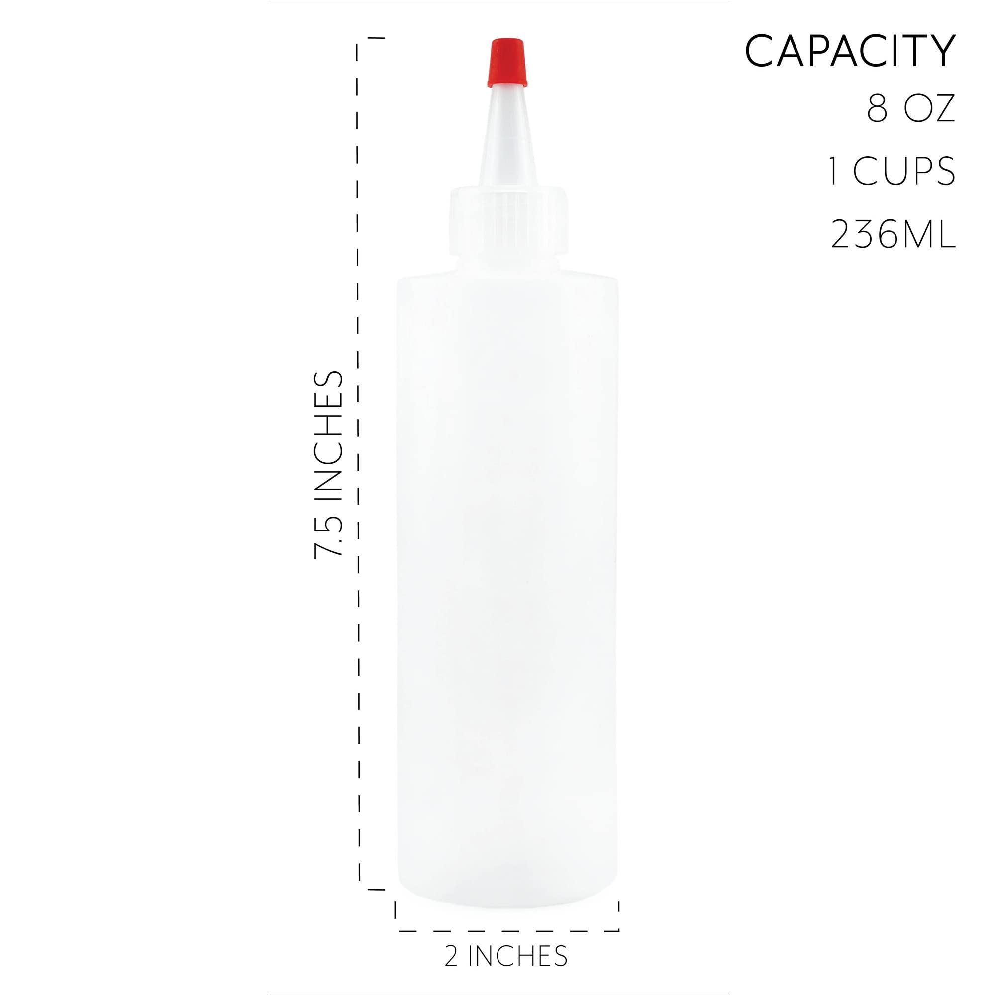Cornucopia Brands dishwasher-safe bottle for easy cleaning and reuse.