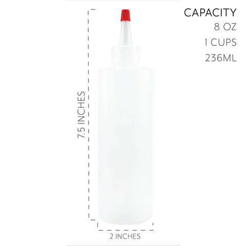 Cornucopia Brands dishwasher-safe bottle for easy cleaning and reuse.